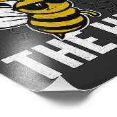 Impression Photo Cool Hip hop Bee Graphic Art (Coin)