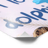 Impression Photo Cool l Love Dolphins Citations Amateurs de dauphin (Coin)