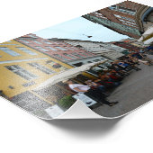 Impression Photo Copenhague, Danemark, Cafés Sidewalk (Coin)