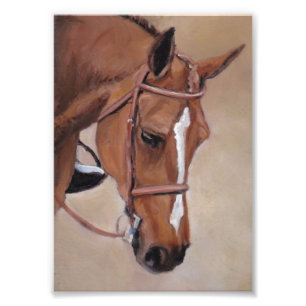 Impression Photo Copie d'art de tête de cheval