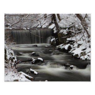 Impression Photo Copie de cascade d'hiver