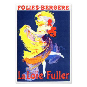 Impression Photo Copie de Jules Cheret Folies Bergere
