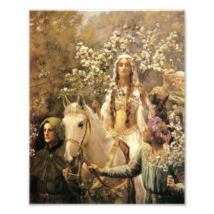 Impression Photo Copie de la Reine Guinevere Maying