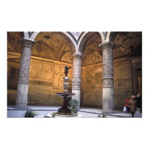 Impression Photo Copie de Putto avec dauphin par Andrea del