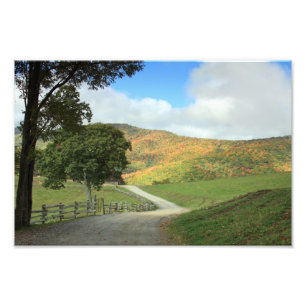 Impression Photo Copie de route de campagne