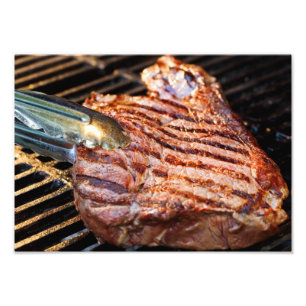 Impression Photo Copie grillée de mur de bifteck