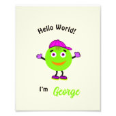 Impression Photo Corps rond mignon (Devant)