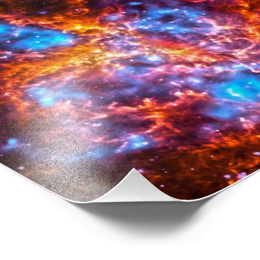 Impression Photo Cosmos colorés (Coin)