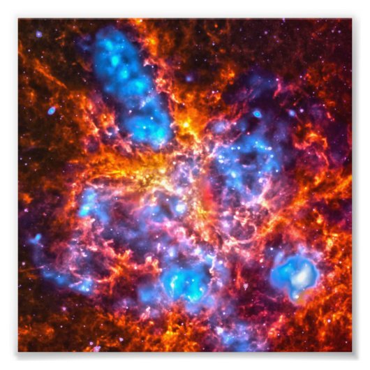 Impression Photo Cosmos colorés (Devant)