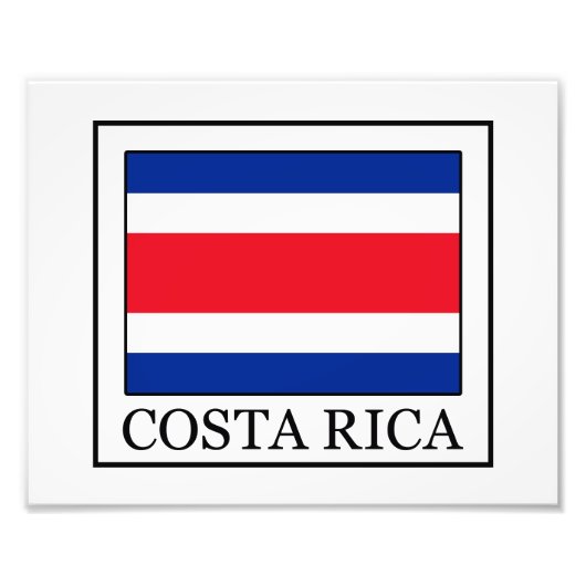 Impression Photo Costa Rica (Devant)
