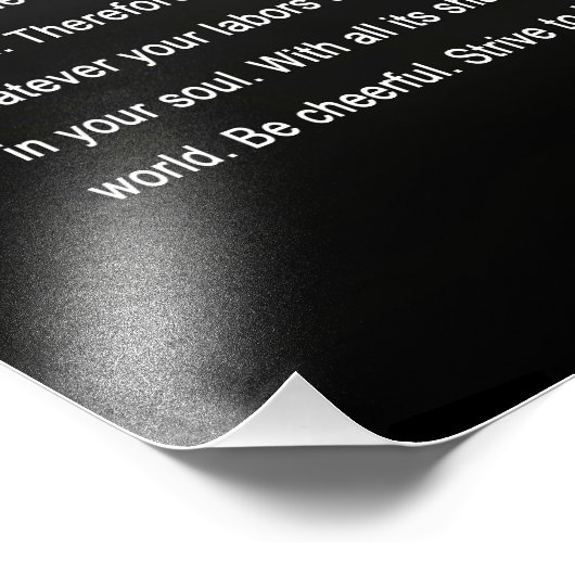 Impression Photo Côte d'Angleterre DESIDERATA (Coin)