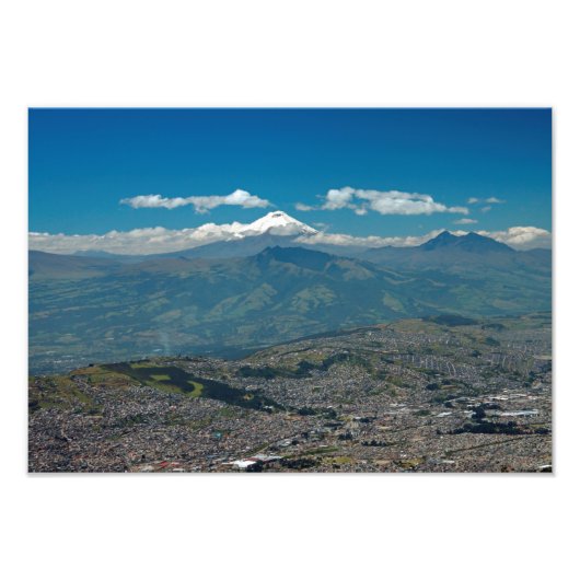 Impression Photo Cotopaxi & Quito (Devant)