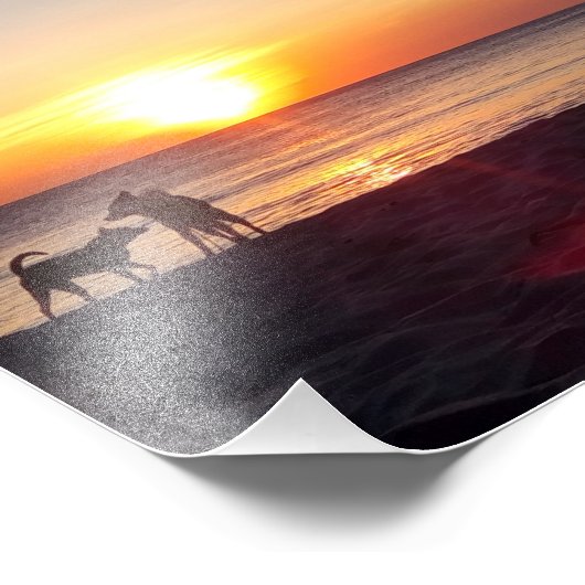 Impression Photo coucher de soleil (Coin)