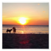 Impression Photo coucher de soleil (Devant)