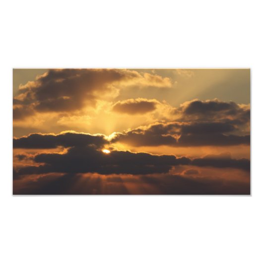Impression Photo Coucher de soleil (Devant)