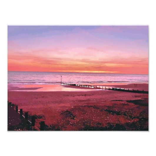 IMPRESSION PHOTO COUCHER DE SOLEIL (Devant)