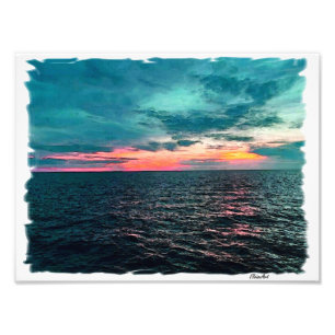 Impression Photo Coucher de soleil