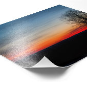 Impression Photo "Coucher de soleil à Broadalbin" par Shawn Tomlins (Coin)