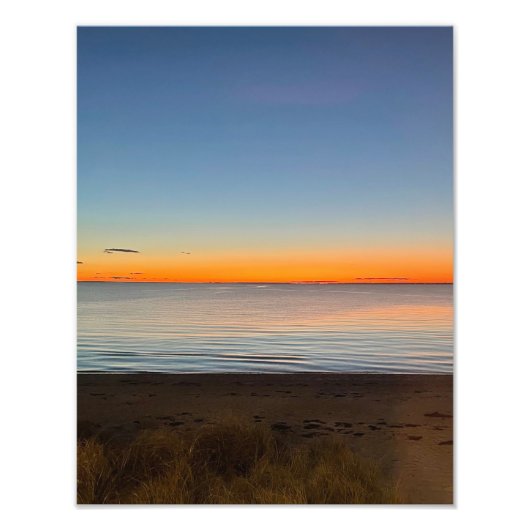 Impression Photo Coucher de soleil à Falmouth Cape Cod (Devant)
