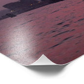 Impression Photo Coucher de soleil à Venise (Coin)