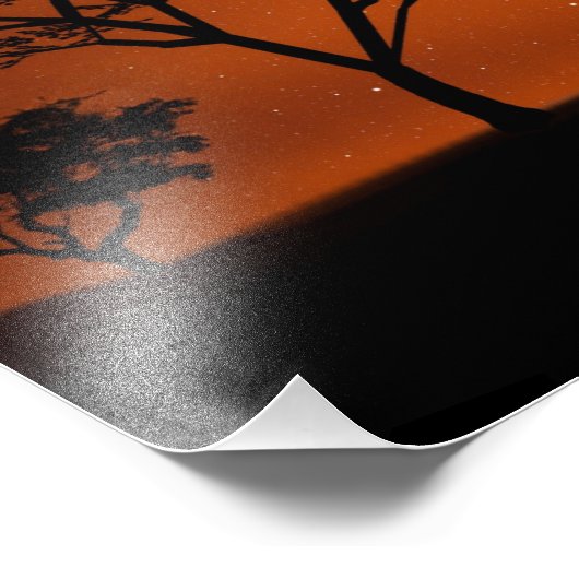 Impression Photo Coucher de soleil africain (Coin)