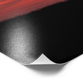 Impression Photo Coucher de soleil africain (Coin)