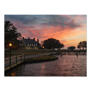 Impression Photo Coucher De Soleil Au Whalehead Club