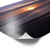 Impression Photo Coucher de soleil côtier (Coin)