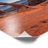 Impression Photo Coucher de soleil d'arc délicat (Coin)