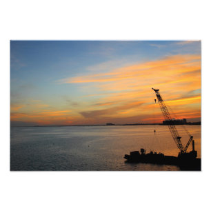 Impression Photo coucher de soleil de Biscayne