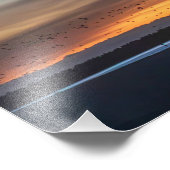 Impression Photo Coucher de soleil de l'heure d'or - Venice Beach,  (Coin)