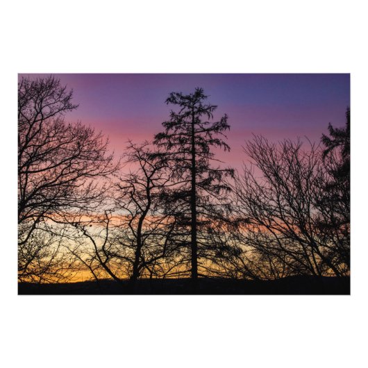 Impression Photo Coucher de soleil de Noël (Devant)