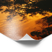 Impression Photo Coucher de soleil de Savannah (Coin)