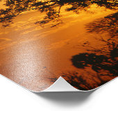 Impression Photo Coucher de soleil de Savannah (Coin)