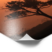 Impression Photo Coucher de soleil du pays du Kansas (Coin)