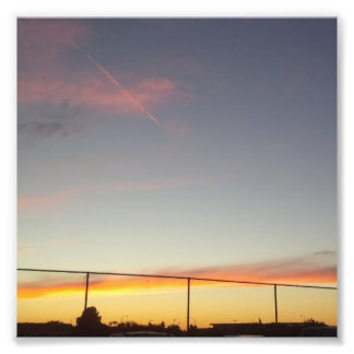 Impression Photo Coucher de soleil Extraordinaire en Californie