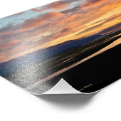 Impression Photo Coucher de soleil islandais (Coin)