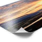 Impression Photo Coucher de soleil islandais (Coin)