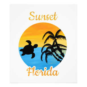 Impression Photo Coucher de soleil mignon en Floride