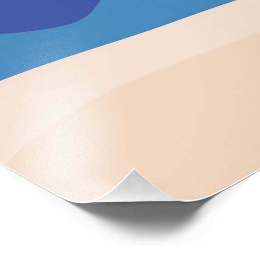 Impression Photo Coucher de soleil paisible (Coin)