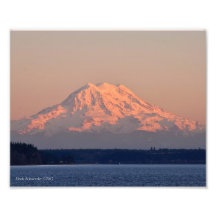 Coucher de soleil Rainier 8X10