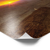 Impression Photo Coucher de soleil, rive sud du Grand Canyon, Grand (Coin)