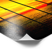 IMPRESSION PHOTO COUCHER DE SOLEIL SIMPLE SUR L'OCEAN (Coin)
