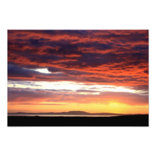 Impression Photo Coucher de soleil sur Islay, Écosse