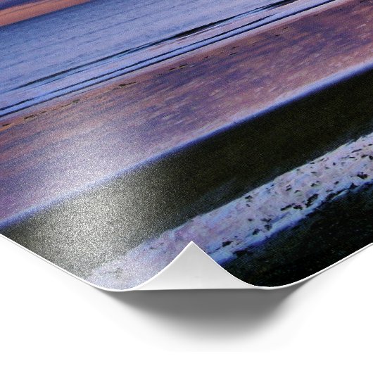 IMPRESSION PHOTO COUCHER DE SOLEIL SUR LA MER (Coin)