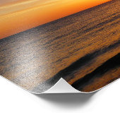 IMPRESSION PHOTO COUCHER DE SOLEIL SUR LA MER (Coin)