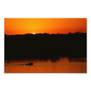 Impression Photo Coucher de soleil sur le lac Bemidji