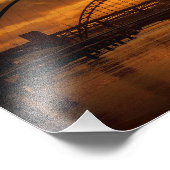 Impression Photo Coucher de soleil sur le Tyne (Coin)