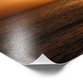 Impression Photo Coucher de soleil sur l'Ocean Beach, San Diego (Coin)