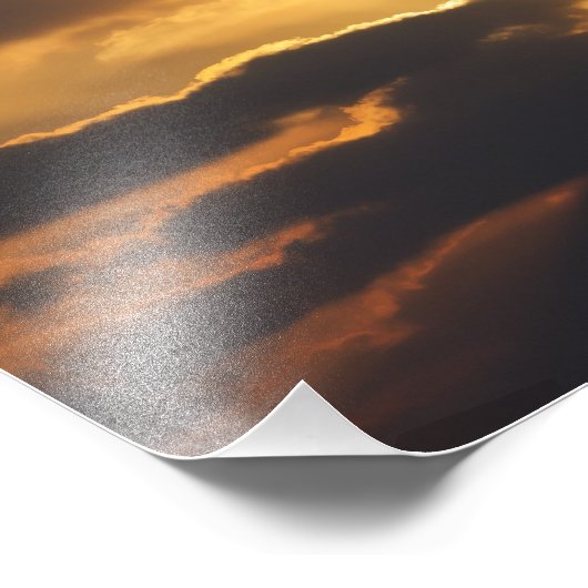 Impression Photo Coucher du soleil (Coin)